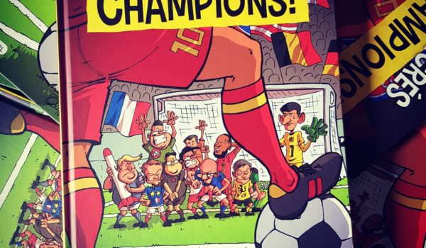 Sacrés Champions ! le 2e recueil de dessins de presse d’Oli !